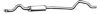 WALKER 04954 Middle Silencer